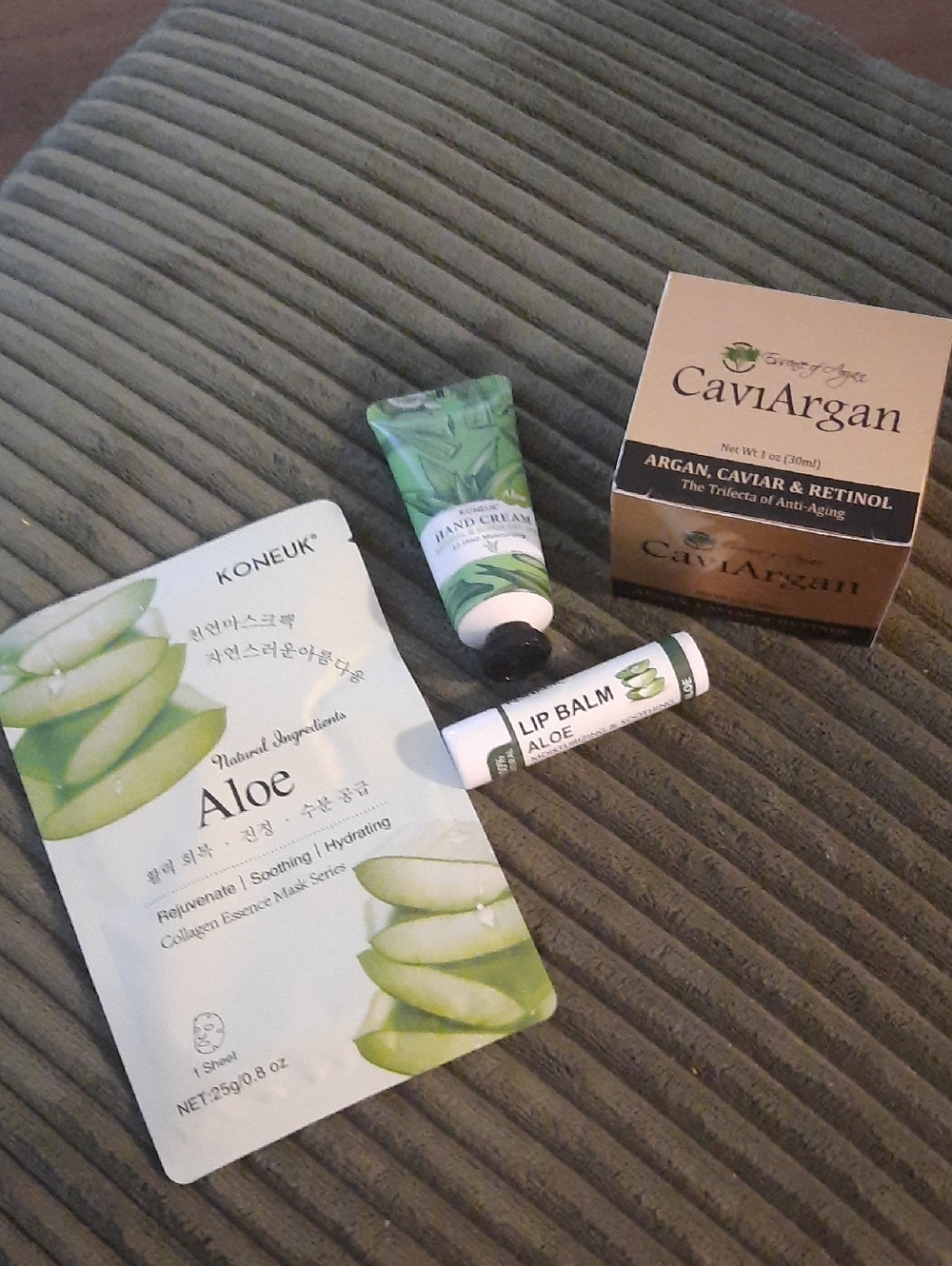 Koneuk Aloe Sheet Mask - Hand Cream-lip Balm-anti-aging Cream
